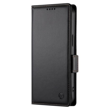 Чохол-книжка Side Buckle Magnetic Frosted Leather для OPPO A5 PRO 5G -чорний