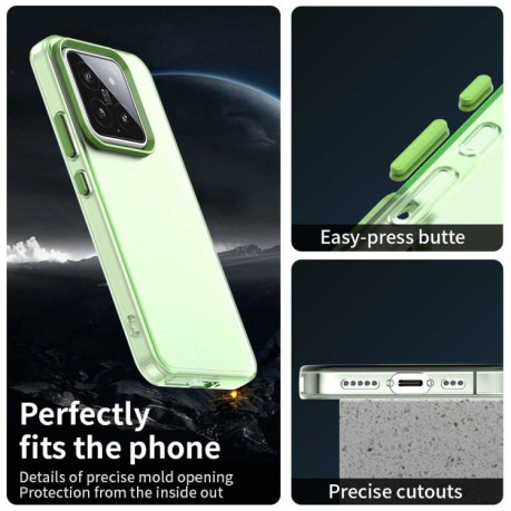 Протиударний чохол Candy Series для Xiaomi 15 Pro - зелений