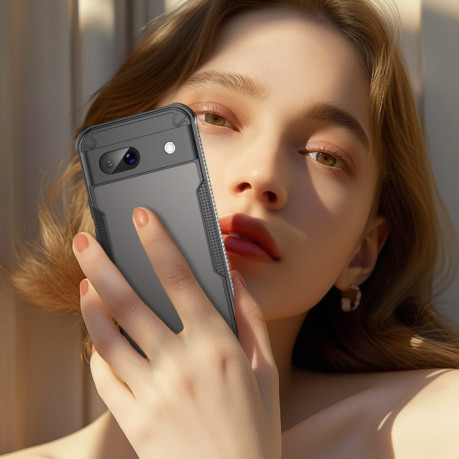 Противоударный чехол Armor Glaze PC Hybrid для Google Pixel 8a - черный