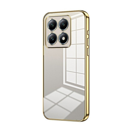 Протиударний чохол Space Fine Hole для Xiaomi 14T Pro - золотий