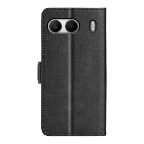 Чехол-книжка Dual-side Magnetic Buckle для OnePlus Nord 4 - черный