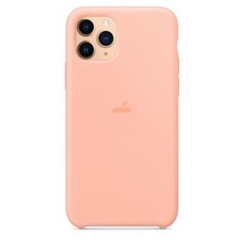 Силиконовый чехол Silicone Case Grapefruit на iPhone 11 Pro Max-премиальное качество