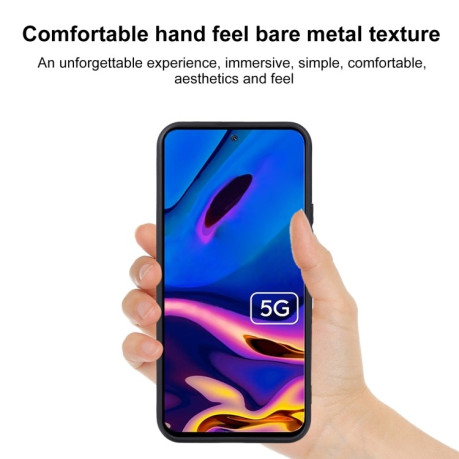 Протиударний силіконовий чохол для Xiaomi Redmi 12 5G/Poco M6 Pro 5G- чорний