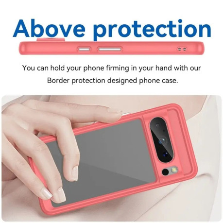 Протиударний чохол Colorful Acrylic Series для Google Pixel 8 Pro - червоний