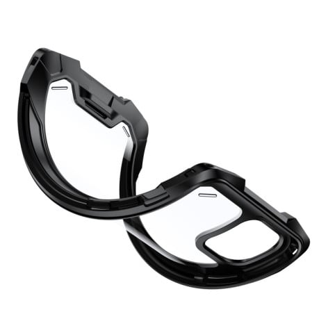Противоударный чехол R-JUST Metal Airbag для iPhone 14/13 - черный