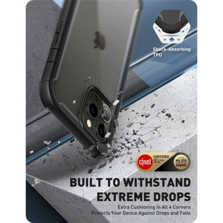 Двухсторонний чехол Supcase Iblsn Ares для iPhone 14 Pro Max - Black