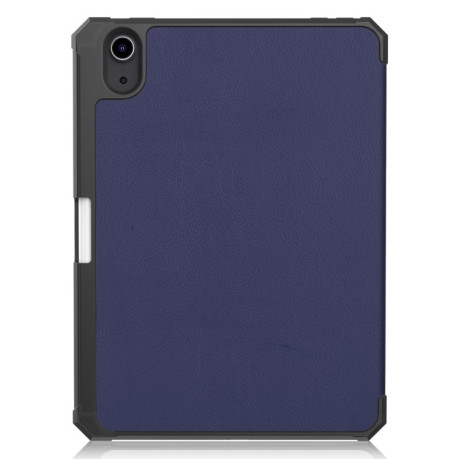 Чехол-книжка Custer Pattern Pure Color на iPad mini 6 -  синий
