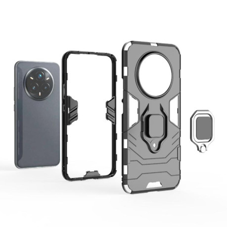 Протиударний чохол HMC 360 Degree Rotating Holder на Realme 14 Pro+ 5G - синій