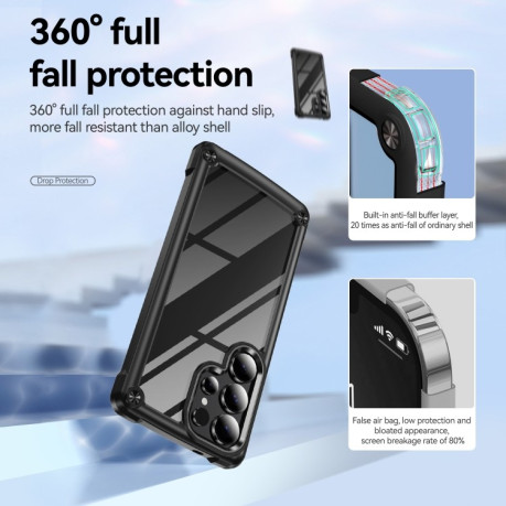 Протиударний чохол Lens Protection для Samsung Galaxy S25 Ultra 5G - чорний