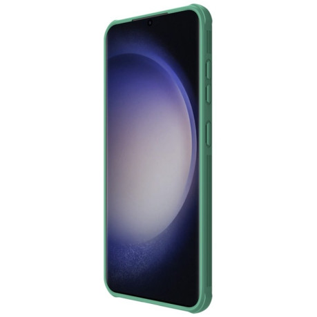 Противоударный чехол NILLKIN Black Mirror Series на Samsung Galaxy S24 5G - зеленый