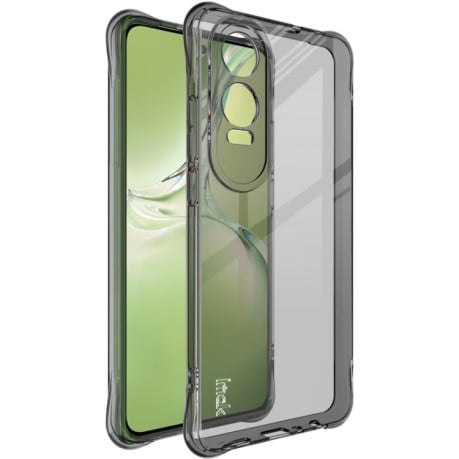 Силіконовий прозорий чохол imak Airbag із посиленими кутами на OnePlus Nord CE4 Lite - чорний