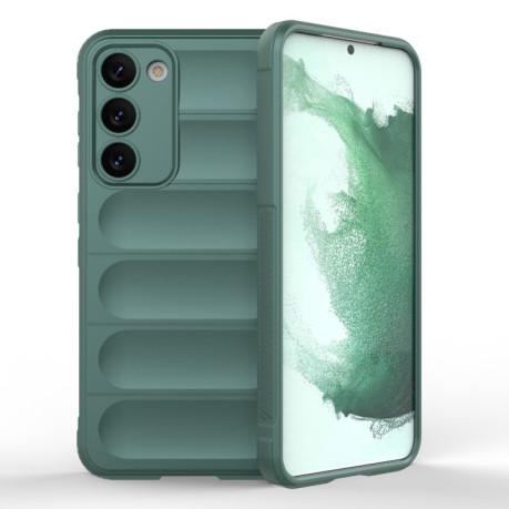 Силіконовий чохол Magic Flannel для Samsung Galaxy S23+Plus 5G - зелений
