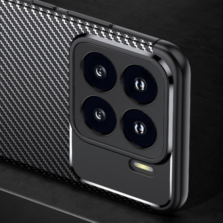 Ударозащитный чехол HMC Carbon Fiber Texture на Xiaomi 15 - черный
