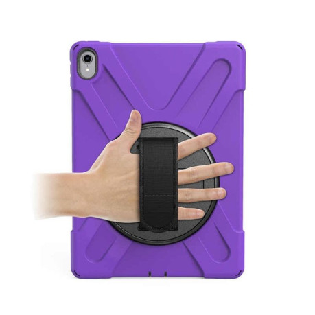 Противоударный чехол- подставка Pirate King 3 in 1 Silicone на iPad Pro 11/2018-фиолетовый
