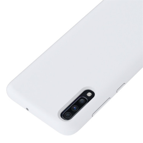 Силіконовий чохол EsCase Liquid Silicone на Samsung Galaxy A70-білий