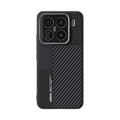Ультратонкий чохол ABEEL 6D Micro Relief MagSafe Magnetic на Xiaomi 15 Pro - Carbon Fiber Black