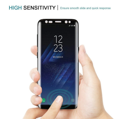 3D Защитное Стекло Enkay Клейкое во Всей Поверхности Full Glue Full Screen Черное для Samsung Galaxy S8 Plus/ G955 0.26mm 9H