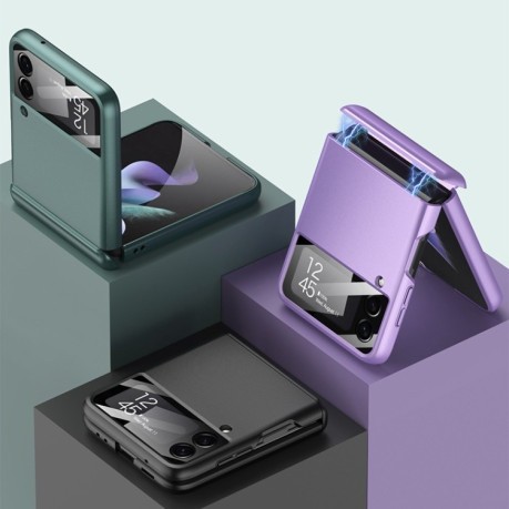 Противоударный чехол GKK Magnetic для Samsung Galaxy Z Flip3 5G - черный