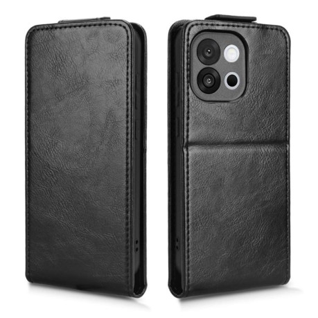 Чехол Magnetic Vertical Flip Leather для OnePlus 13T 5G - черный
