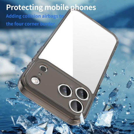 Чехол PC Hybrid TPU Airbag Shockproof для iPhone 17 Pro Max - черный