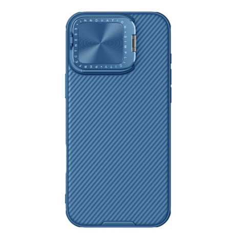 Протиударний чохол NILLKIN CamShield Prop MagSafe Magnetic на iPhone 16 Pro Max - синій