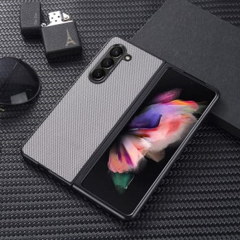 Протиударний чохол Nylon Cloth для Samsung Galaxy Fold 5 - сірий
