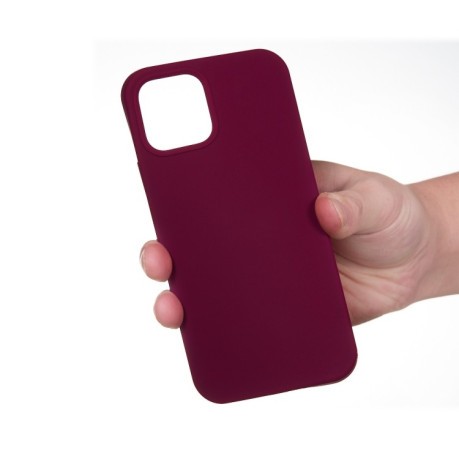 Силіконовий чохол Solid Color Liquid на iPhone 14 - фіолетовий