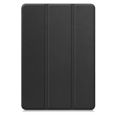 Чехол Custer Texture Three-folding Sleep/Wake-up для Xiaomi Pad 7 / 7 Pro- черный