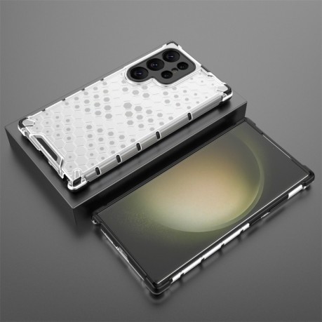 Протиударний чохол Honeycomb на Samsung Galaxy S24 Ultra 5G - білий