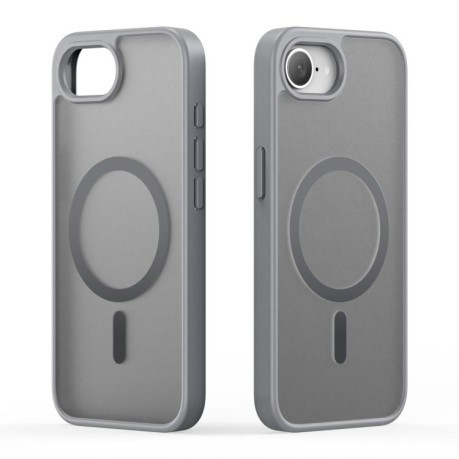 Чехол-книжка DUX DUCIS Yind Series MagSafe TPU Hybrid PC на  для iPhone 16e - серый