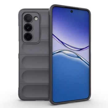 Силиконовый чехол Magic Flannel на OPPO A5 5G Global / K13x 5G Global - темно-серый