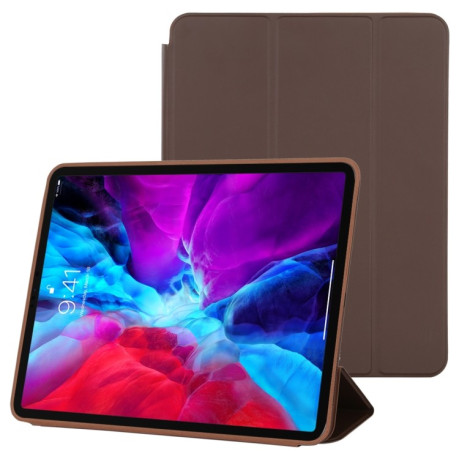 Чехол 3-fold Solid Smart Case для iPad Pro 12.9 (2020) - коричневый