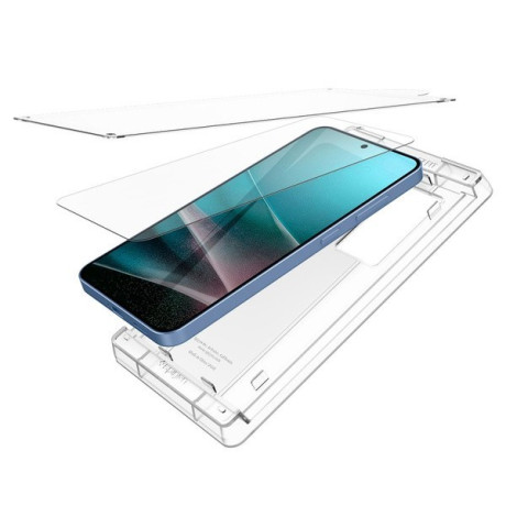 Оригинальна захисна плівка Spigen ELITE SHIELD EZ FIT Hybrid Glass для Samsung Galaxy S25+ - Transparent