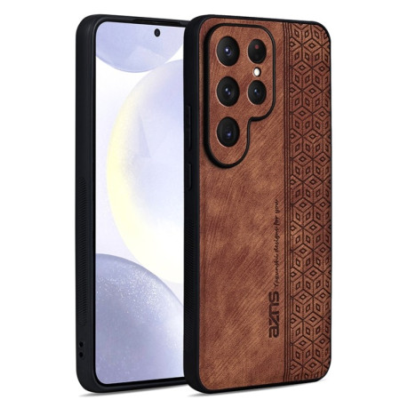 Протиударний чохол AZNS 3D Skin Feel для Samsung Galaxy S25 Ultra 5G - коричневий