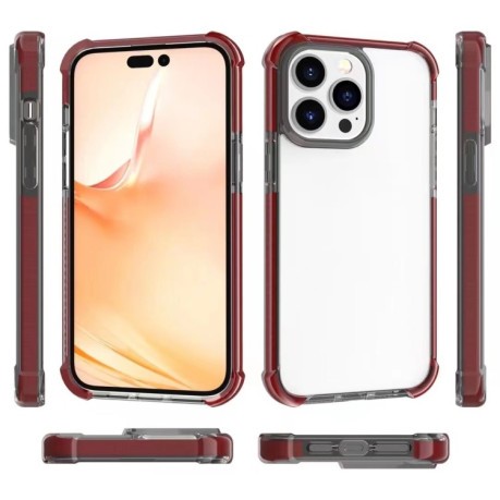 Чохол протиударний Acrylic Four Corners для iPhone 14 Plus - червоний