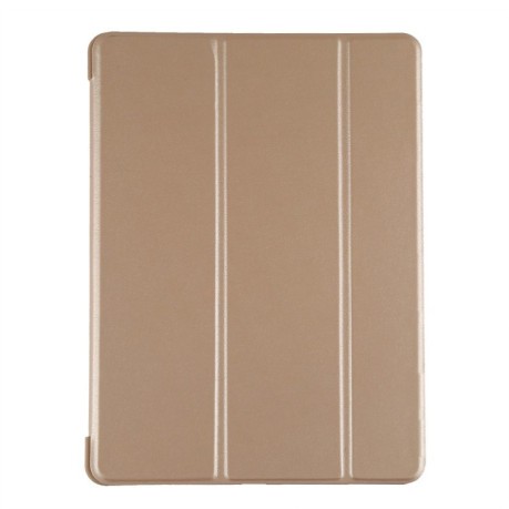 Чехол- книжка ES case Foldable Deformation с силиконовым держателем на iPad Air 3 2019-золотой