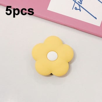 Силіконовий кронштейн - кільце з пряжкою Silicone Mobile Phone Airbag Bracket - жовтий