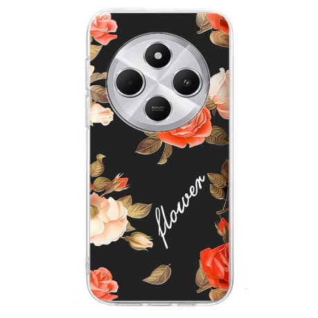 Чохол Colorful Painting Pattern TPU для Xiaomi Redmi 14C 4G/Poco C75/Redmi A4 5G - чорний