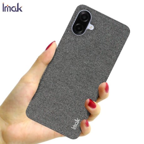 Чехол imak Ruiyi Series с фактурой Cloth на Samsung Galaxy A07 4G - темно-серый