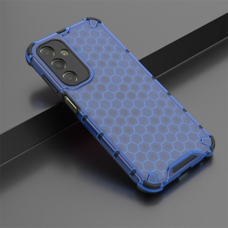 Противоударный чехол Honeycomb на Samsung Galaxy A25 5G - синий