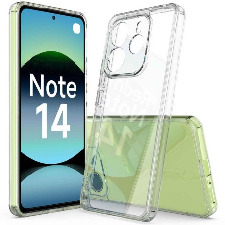 Акриловый противоударный чехол HMC для Xiaomi Redmi Note 14 4G 164.84mm - прозрачный