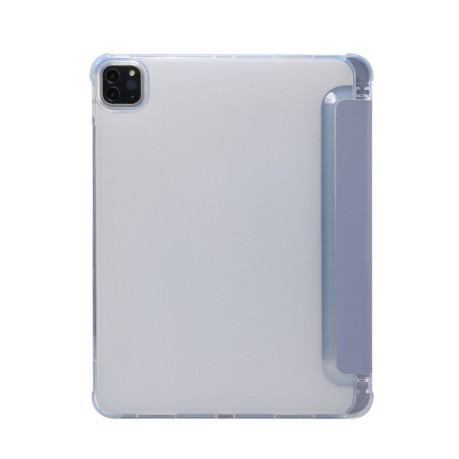 Чехол-книжка 3-folding Electric Pressed  для iPad Pro 11 2021/2020/2018/Air 2020 - голубой