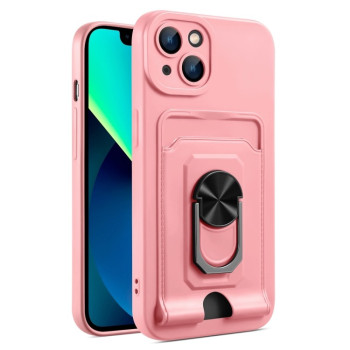 Протиударний чохол Ring Kickstand для iPhone 14 Plus - рожевий