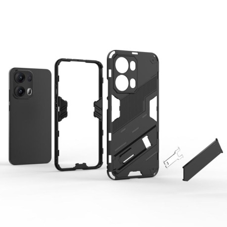 Противоударный чехол Punk Armor для OPPO Reno13 Pro 5G Global - оранжевый