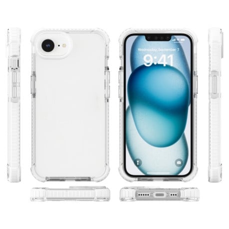Чехол Acrylic + TPU Transparent на  для iPhone 16e - прозрачный