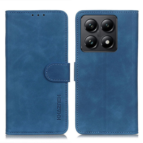 Чохол-книжка KHAZNEH Cowhide Texture на Xiaomi 14T Pro - синій