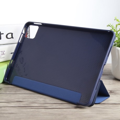Чохол-книжка Litchi Texture для Xiaomi Pad 7 / Pad 7 Pro - синій