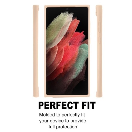 Протиударний чохол GOOSPERY SOFT FEELING для Samsung Galaxy S22 Ultra 5G - світло-рожевий