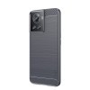 Противоударный чехол Brushed Texture Carbon Fiber на OnePlus Ace / 10R 5G - серый