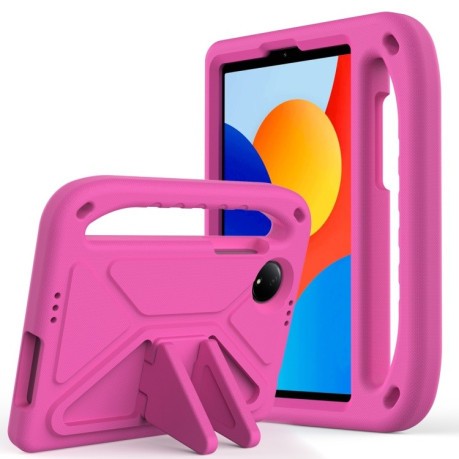 Протиударний чохол EVA Flat Anti Falling для Xiaomi Redmi Pad SE 8.7 - пурпурно-червоний